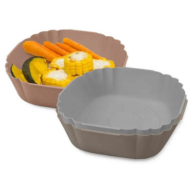 ভালো দাম অয়েলপ্রুফ গন্ধহীন এয়ার ফ্রায়ার সিলিকন ট্রে, তাপ প্রতিরোধী সিলিকন বেকিং প্যান অনলাইন