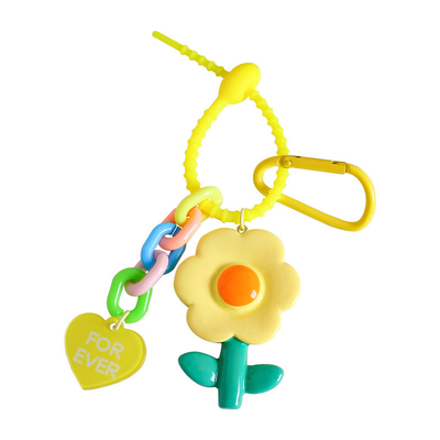 ভালো দাম ফুল কার্টুন সিলিকন দুল Keychain Charms Pendan Key Ring জন্য ব্যাগ হ্যান্ডব্যাগ অনলাইন
