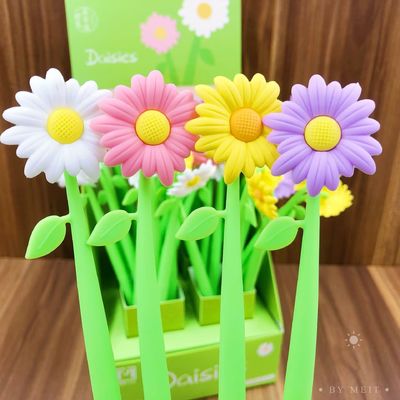 ভালো দাম ফ্লুয়েন্ট রাইটিং পেন, ১২ পিসি ০.৫ মিমি কালো কালি ফুলের আকৃতির রোলিং বল শিক্ষার্থী এবং স্কুল অফিস সরবরাহের জন্য মিষ্টি জেল কালি পেন (ফুল) অনলাইন