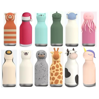 ভালো দাম Custom Silicone Lid Stainless Steel Water Bottle for Kids অনলাইন