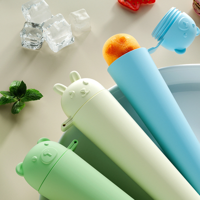 গুণ Premium Food-Grade Silicone Popsicle Molds – Crack-Resistant, Odorless & Perfect For Smoothie Pops! Cartoon Ice Pop Molds BPA-free Silicone Leak-proof & Flexible কারখানা