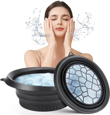 গুণ Space-Saving Silicone Foldable Ice Bowl - Multi-Purpose Cold/Hot Therapy for Face & Beauty Treatments Perfect for Ice Facial Massage & Makeup Removal কারখানা