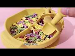 বেবি ফিডিং সফট স্পুন ফর্ক সেট বিপিএ ফ্রি বেবি ডিনারওয়্যার পাত্র ফুড গ্রেড সিলিকন