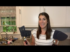 নস্টিক তাপ প্রতিরোধী সিলিকন রান্না স্পটুলা টার্নার সেট